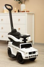 Машинка для катання Caretero (Toyz) Mercedes G350 D з батьківською ручкою White